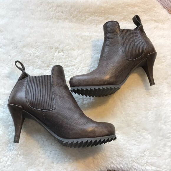 Pedro Garcia Justine Ankle Boot 36.5/6.5 Ash Brown - Picture 4 of 8